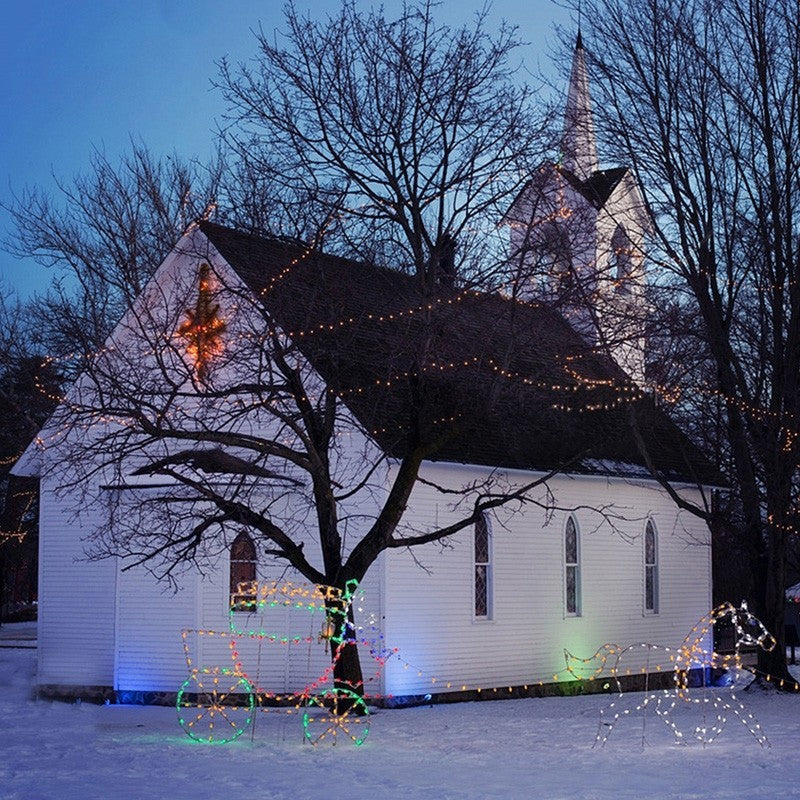 10 méteres napelemes kültéri RGB LED szalag