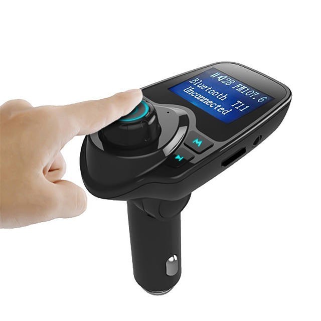 Bluetooth FM transmitter flexibilis tartó nélkül