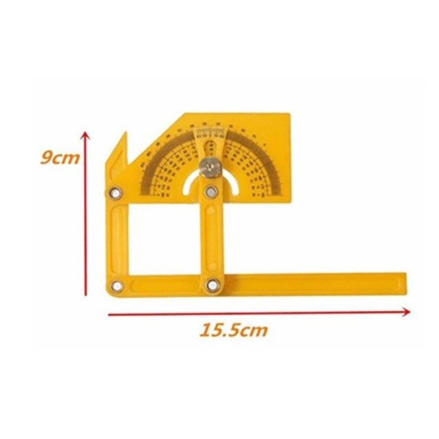 Professzionális szögmérő vonalzóval