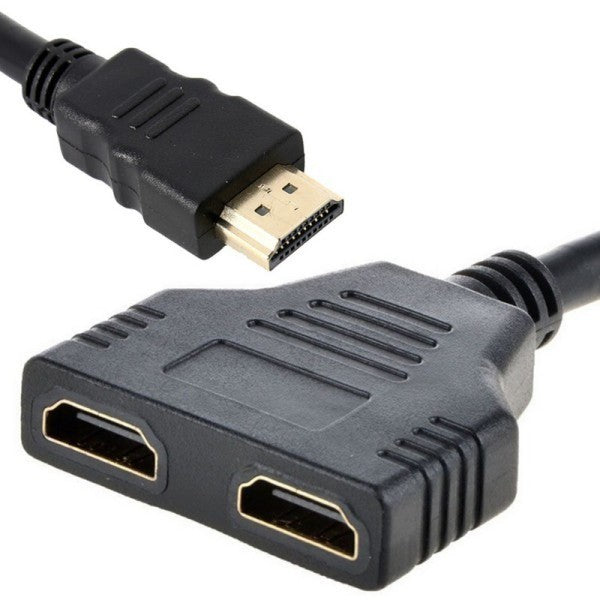 DUAL HDMI kábel HDMI elosztó - Ugyanaz a kép több kijelzőn