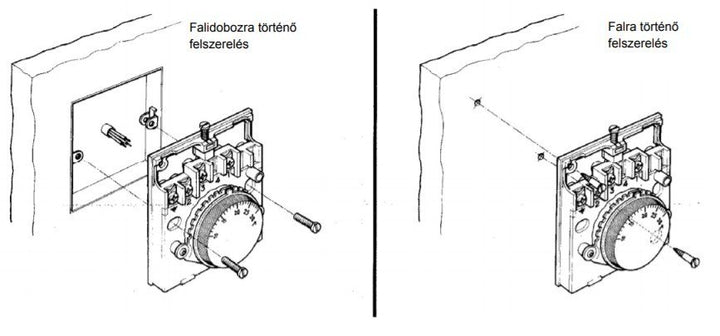 Honeywell mechanikus szobatermosztát