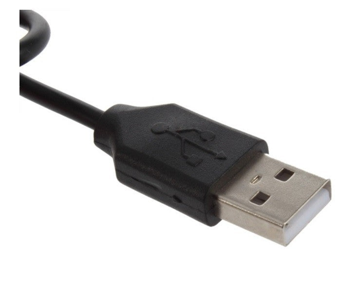 7 portos kapcsolható USB hub - Fekete