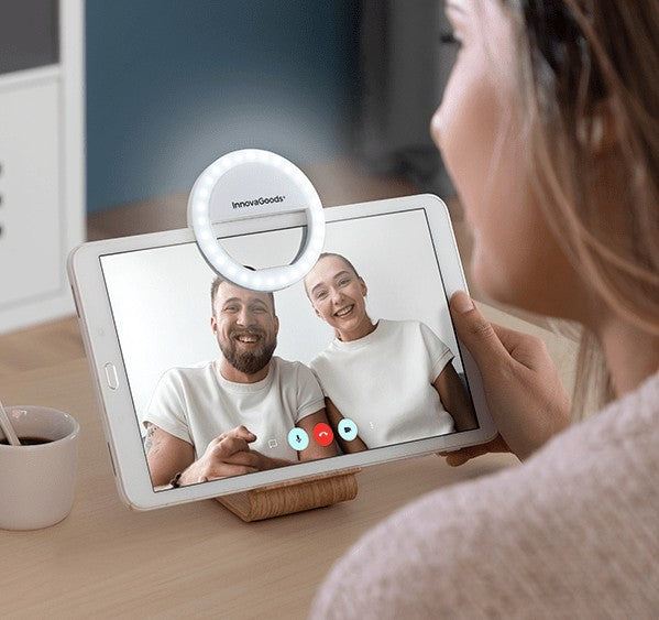 InnovaGoods LED selfie körfény telefonra, újratölthető