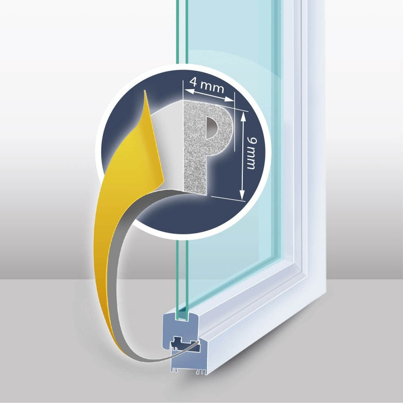 Öntapadós ajtó- ablakszigetelő (P -profil)