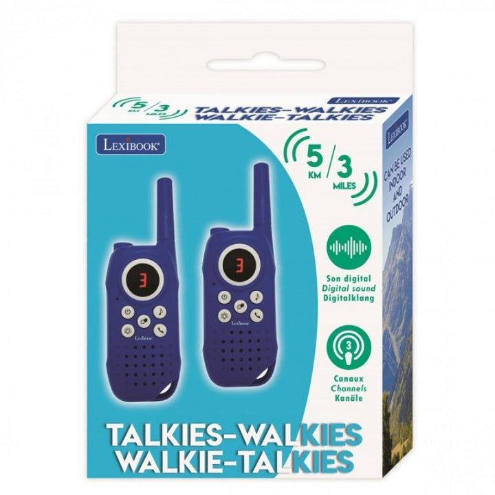 Digitális Walkie Talkie 5 km -es hatótávolsággal (LexiBook)