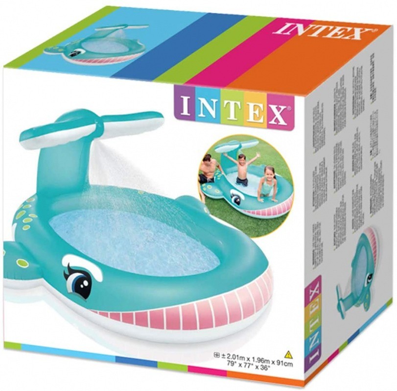 INTEX Happy Whale Spriccelő Medence