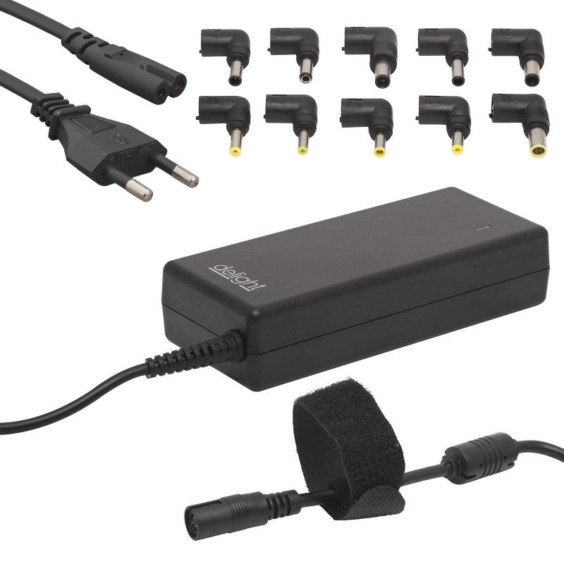 Univerzális Laptop töltő adapter tápkábellel