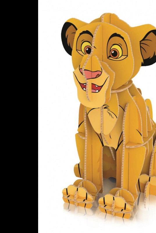 2 az 1-ben Disney Oroszlán királyos Puzzle és 3D model (104 darabos)