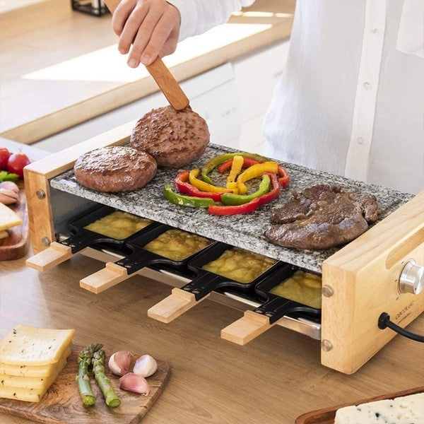 Cecotec Cheese&Grill 8600 Wood AllStone Raclette grill 1200W