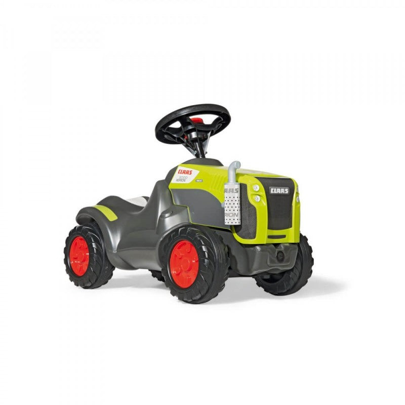 Lábbal hajtós mini traktor (neonzöld színben)