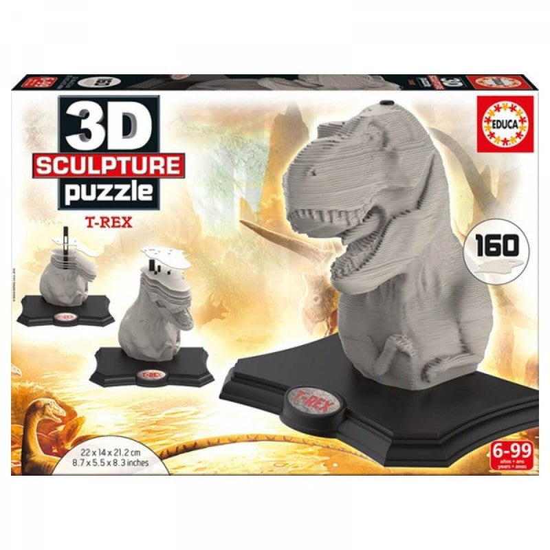 Educa T-Rex 3D puzzle szobor (160 darabos)