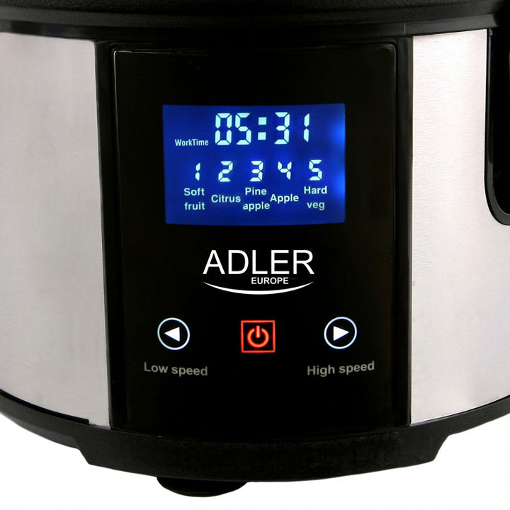 ADLER Gyümölcscentrifuga LCD kijelzővel