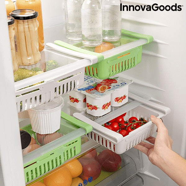 Állítható rendszerező hűtőbe, 2 db (InnovaGoods)