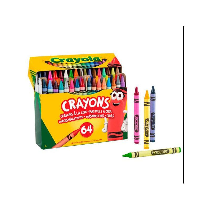 Crayola: Zsírkréta - 64 db-os