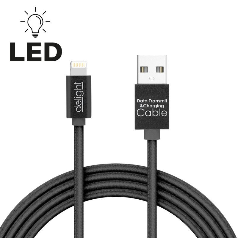 Delight LED-es lightning töltőkábel