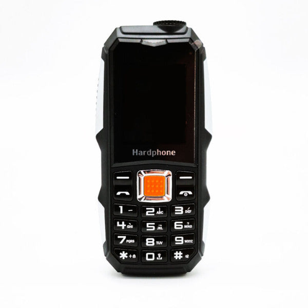 Hardphone W2 dual SIM-es mobiltelefon integrált LED zseblámpával