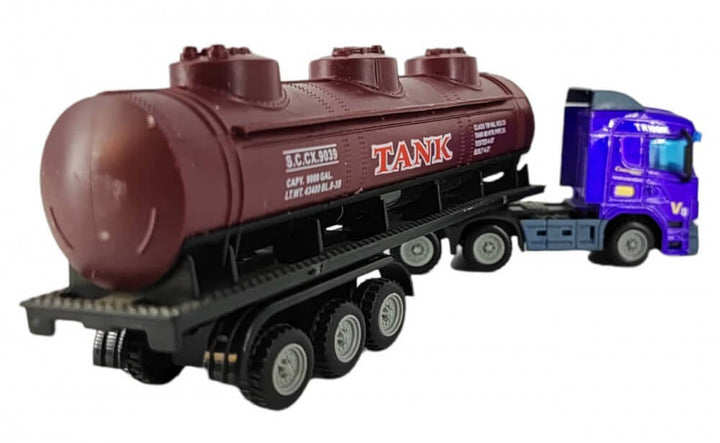 Játék kamion tanker pótkocsival (1:64)