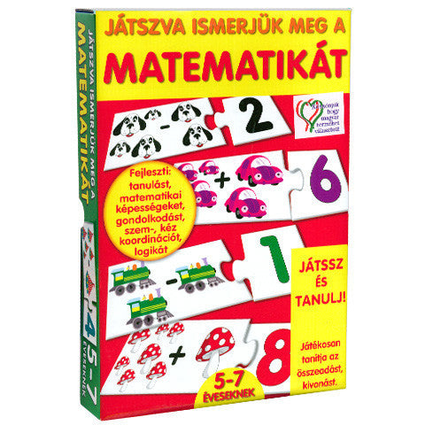 Játszva megismerjük a matematikát készségfejlesztő játék