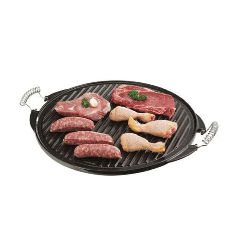 Kétoldalú grillsütő tálca, 32 cm