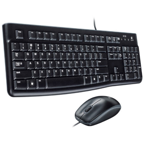 Logitech MK120 vezetékes angol billentyűzet + egér szett