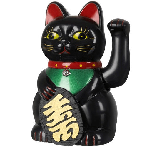 Maneki-neko, integető macska, fekete