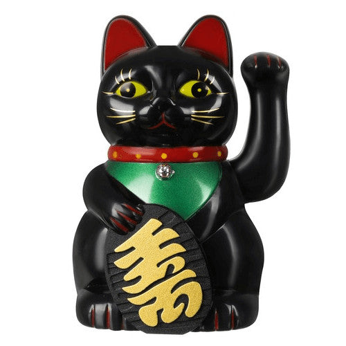 Maneki-neko, integető macska, fekete