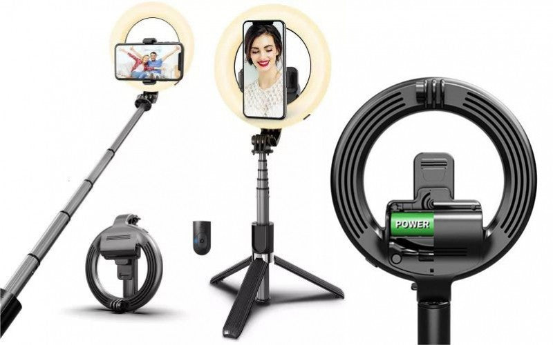 SELFIEMAX Prémium körfény, tripod állvány egyben