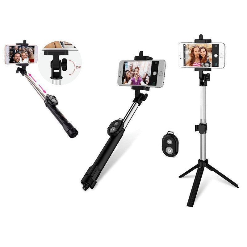 Távirányítós selfie-bot és tripod telefonhoz