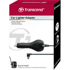 Transcend autós szivargyújtós adapter USB-kábellel