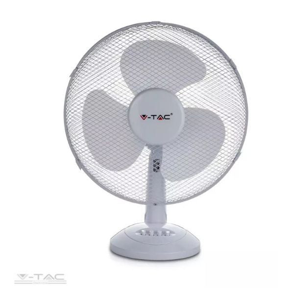 V-TAC fehér asztali ventilátor