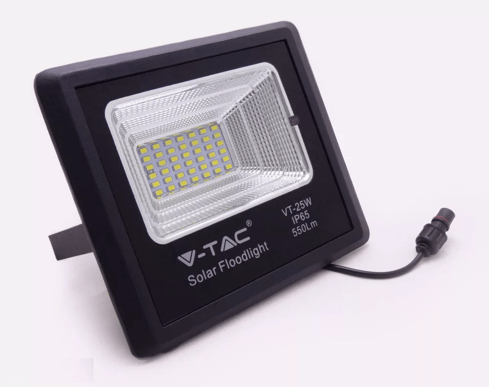 V-TAC napelemes LED reflektor 6000 K, 16W