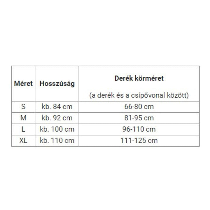 VivaFit OrtoCare elasztikus derékszorító merevítéssel