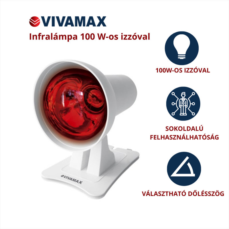 VivaMax Infralámpa 100 W-os izzóval