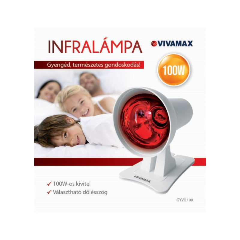 VivaMax Infralámpa 100 W-os izzóval