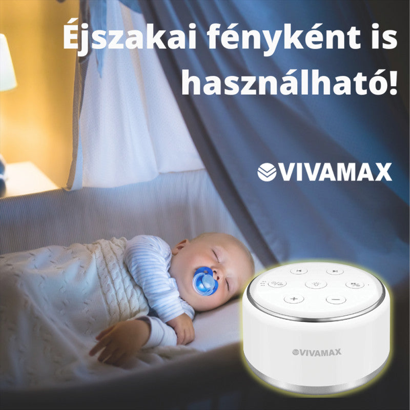 VivaMax Nature&Relax „Compact” hang- és dallamterápiás (fehér zaj) készülék