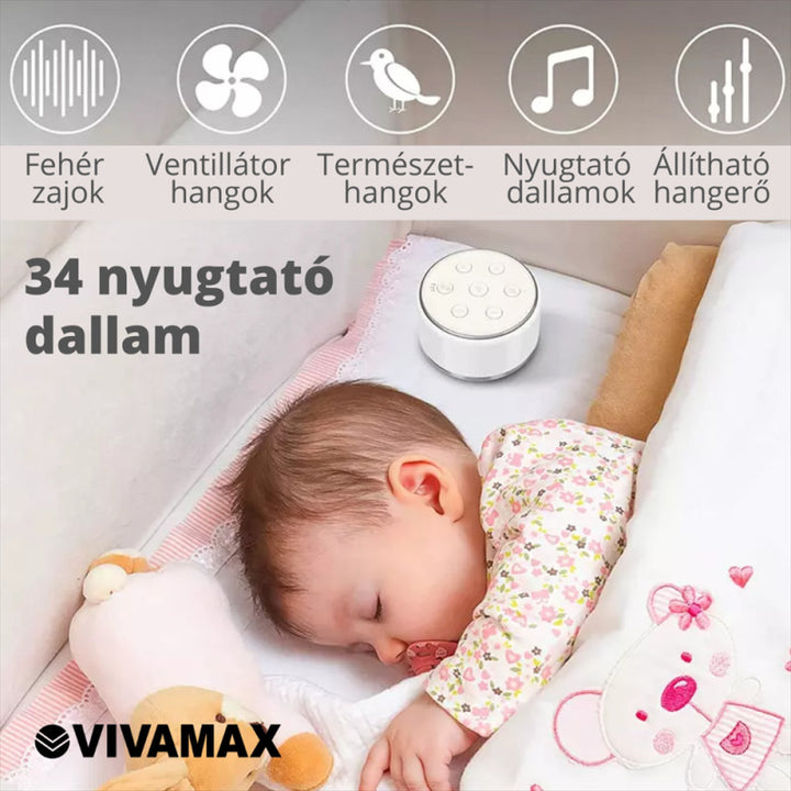 VivaMax Nature&Relax „Compact” hang- és dallamterápiás (fehér zaj) készülék