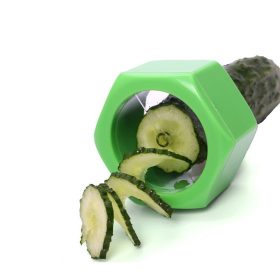   Uborka szeletelő és spirálozó konyhai eszköz zöldségdekoráláshoz