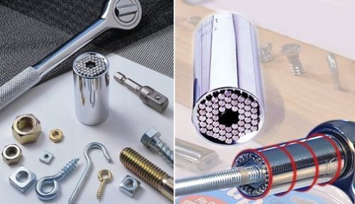 Univerzális Dugókulcs és Csőkulcs Készlet Minden Csavarfejhez