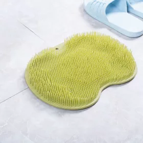   MassageBrush ergonomikus kefe lábmosáshoz és pihentető masszázshoz, szürke színben