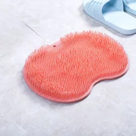   MassageBrush ergonomikus kefe lábmosáshoz és pihentető masszázshoz, szürke színben