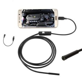  Endoszkóp kamera (2 méteres, vízálló, flexibilis kábel, orvosi és ipari felhasználásra)