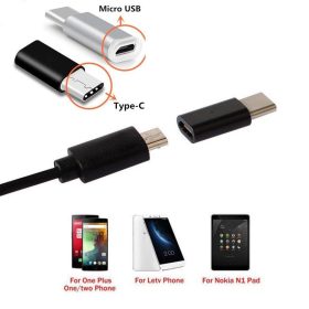   Micro USB - USB C átalakító, konverter okostelefonokhoz és táblagépekhez kompatibilis adapter