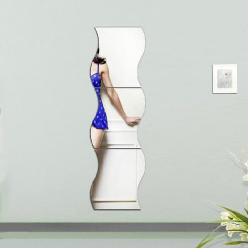 Tükörmatrica, dekoratív öntapadós tükörfólia falra és bútorra