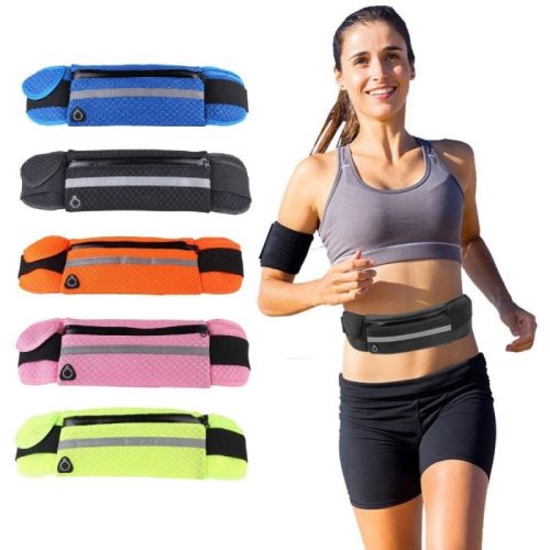 Kék Futó Övtáska és Sportöv Futáshoz és Edzéshez