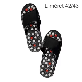   Akupresszúrás Masszírozó Papucs S-Méret (38/39) - Relaxáló Lábmasszázsra