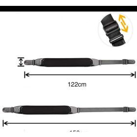   3D Szivacs Gitár Heveder Izzadáscsökkentő Anyaggal Kényelmes Játékhoz