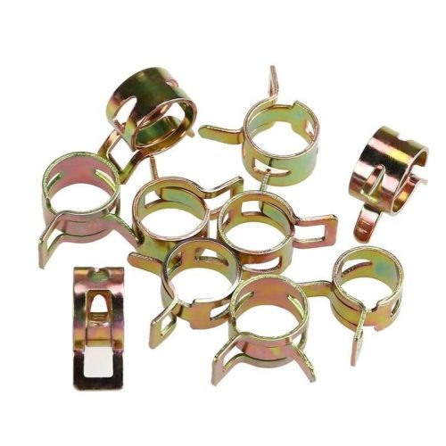 Szorítóbilincs készlet, 75 db csőbilincs (5 különböző méret) vízvezeték- és szerelési munkákhoz