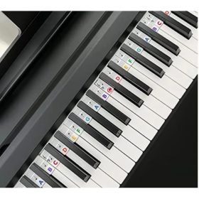   Újrafelhasználható szilikon zongorabillentyűzet címke - tartós és könnyen tisztítható jelölő rendszer zongorákhoz