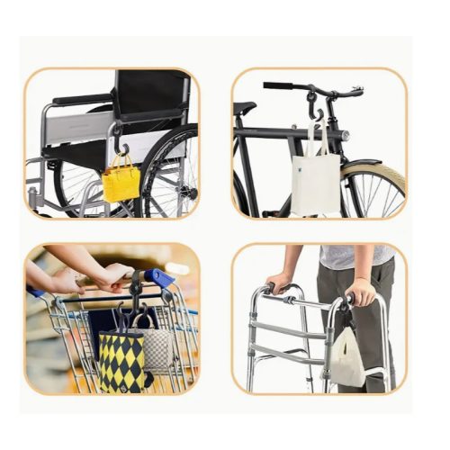 360 fokban elforgatható, praktikus táskaakasztó szervezéshez és helytakarékossághoz