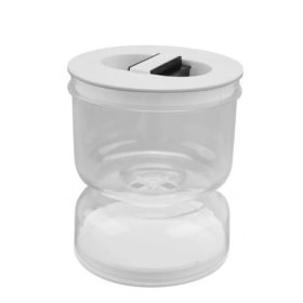   Homokóra alakú savanyúság és olajbogyó tároló üvegkészlet konyhai használatra